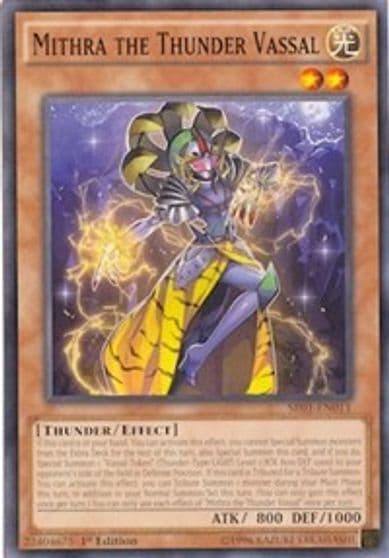 Mithra the Thunder Vassal Structure Deck: Emperor of Darkness Yu-Gi-Oh! card