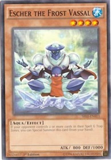 Escher the Frost Vassal Structure Deck: Emperor of Darkness Yu-Gi-Oh! card