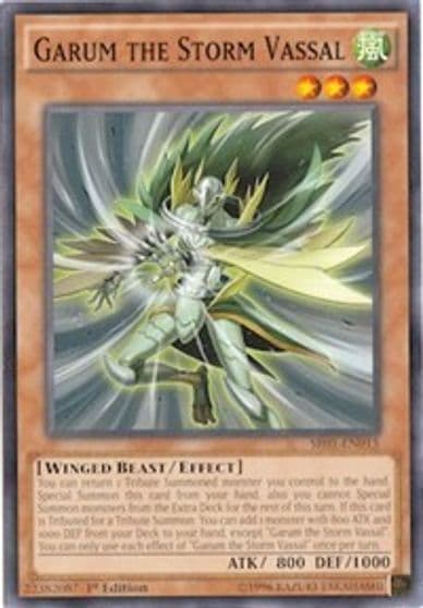 Garum the Storm Vassal Structure Deck: Emperor of Darkness Yu-Gi-Oh! card
