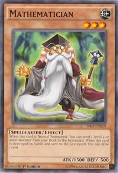 Mathematician Structure Deck: Emperor of Darkness Yu-Gi-Oh! card