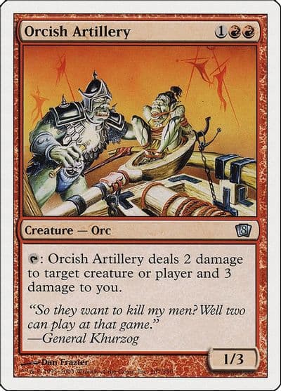 Orcish Artillery 8th Edition Magic card