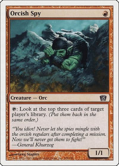 Orcish Spy 8th Edition Magic card