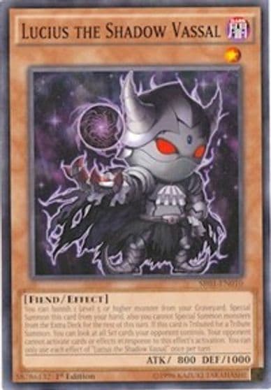 Lucius the Shadow Vassal Structure Deck: Emperor of Darkness Yu-Gi-Oh! card