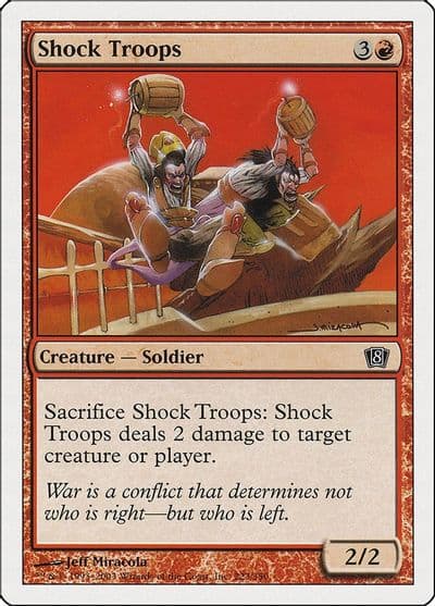Shock Troops 8th Edition Magic card