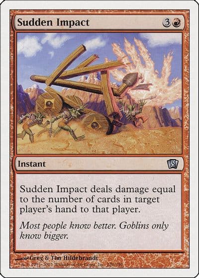 Sudden Impact 8th Edition Magic card