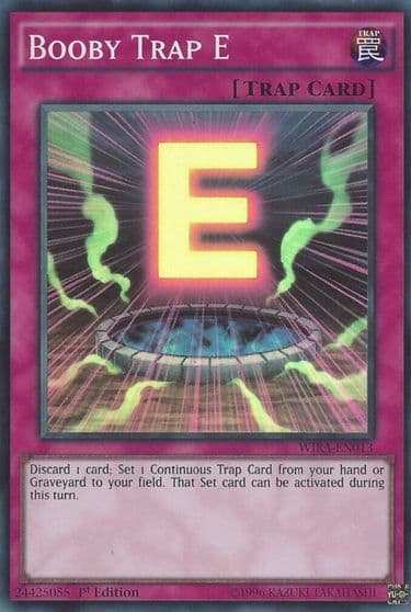 Booby Trap E Wing Raiders Yu-Gi-Oh! card