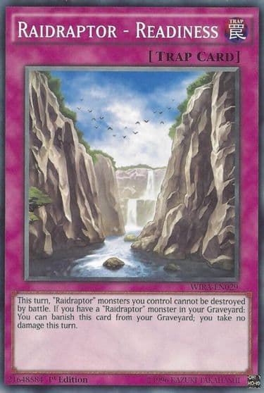 Raidraptor Readiness Wing Raiders Yu-Gi-Oh! card