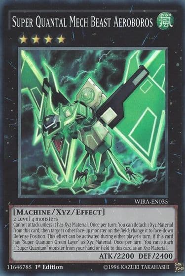 Super Quantal Mech Beast Aeroboros Wing Raiders Yu-Gi-Oh! card