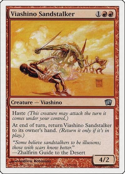 Viashino Sandstalker 8th Edition Magic card