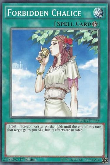 Forbidden Chalice Wing Raiders Yu-Gi-Oh! card