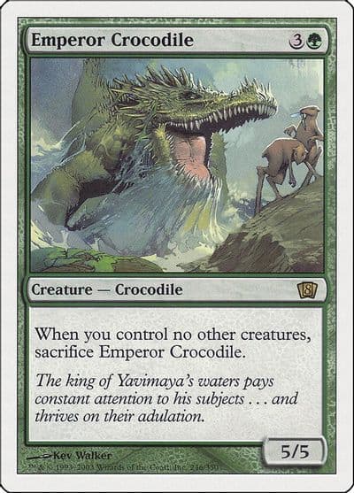 Emperor Crocodile 8th Edition Magic card