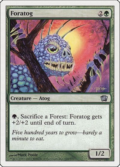 Foratog 8th Edition Magic card