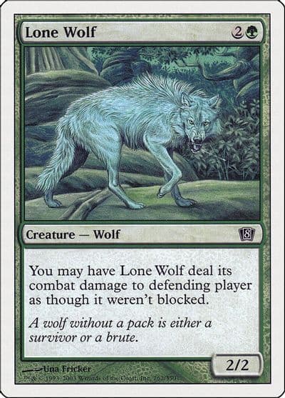 Lone Wolf 8th Edition Magic card