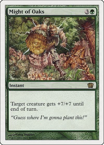 Might of Oaks 8th Edition Magic card