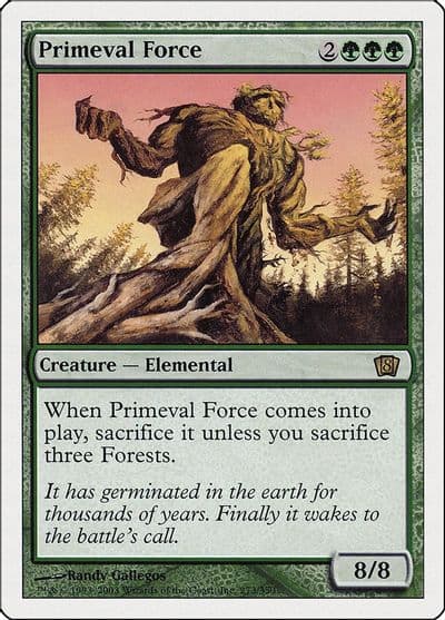 Primeval Force 8th Edition Magic card