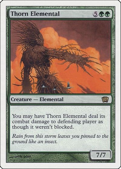 Thorn Elemental 8th Edition Magic card