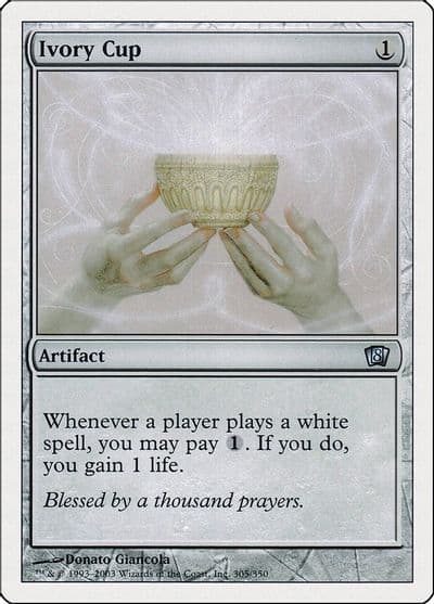 Ivory Cup 8th Edition Magic card