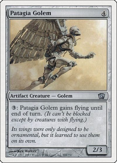 Patagia Golem 8th Edition Magic card