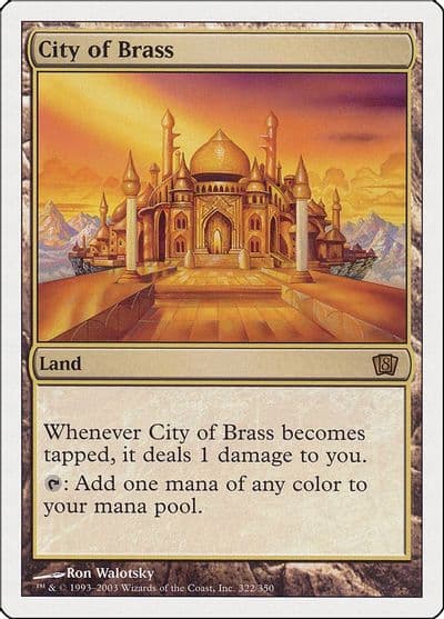 City of Brass 8th Edition Magic card