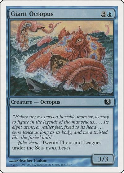 Giant Octopus 8th Edition Magic card