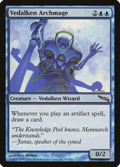 Vedalken Archmage Mirrodin Magic card