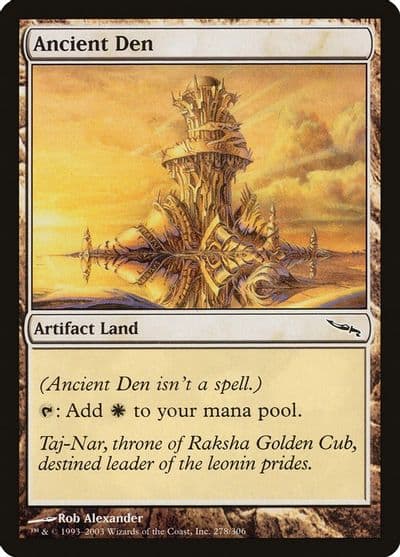 Ancient Den Mirrodin Magic card