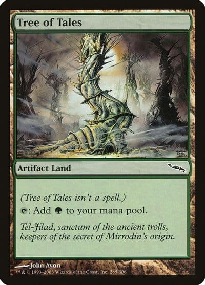 Tree of Tales Mirrodin Magic card