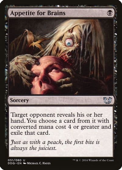 Appetite for Brains Duel Decks: Blessed vs. Cursed Magic card