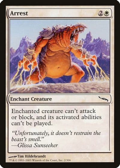 Arrest Mirrodin Magic card