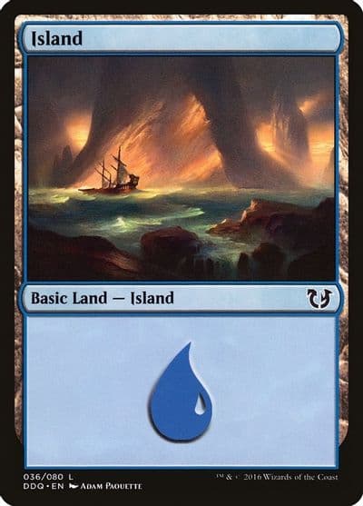 Island 036 Duel Decks: Blessed vs. Cursed Magic card