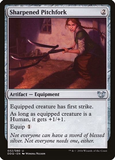 Sharpened Pitchfork Duel Decks: Blessed vs. Cursed Magic card