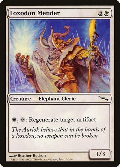 Loxodon Mender Mirrodin Magic card