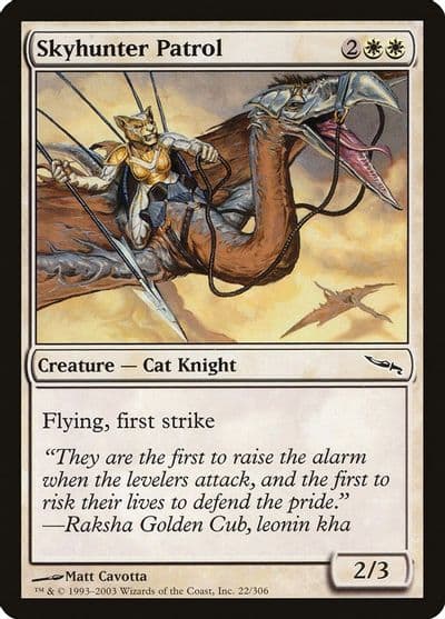 Skyhunter Patrol Mirrodin Magic card