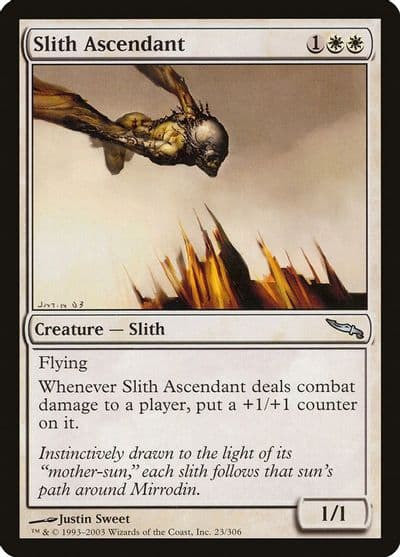 Slith Ascendant Mirrodin Magic card