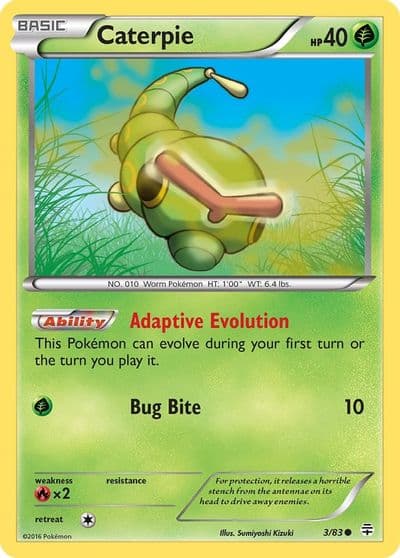 Caterpie Generations Pokemon card