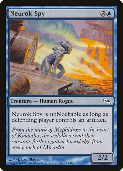 Neurok Spy Mirrodin Magic card