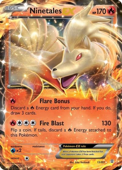 Ninetales EX Generations Pokemon card