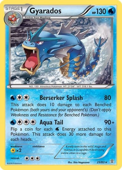Gyarados Generations Pokemon card
