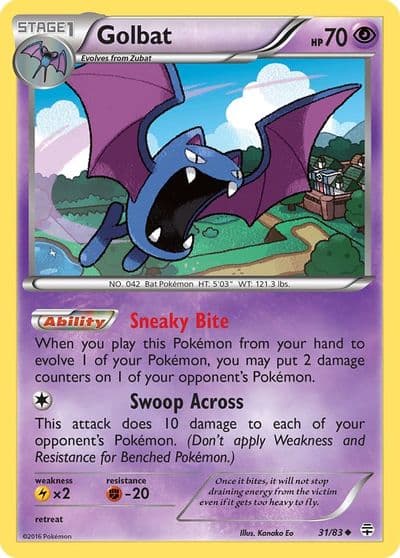 Golbat Generations Pokemon card