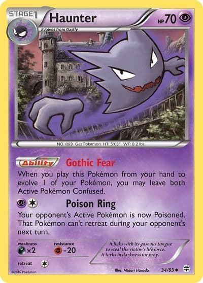 Haunter Generations Pokemon card