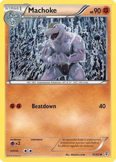 Machoke Generations Pokemon card