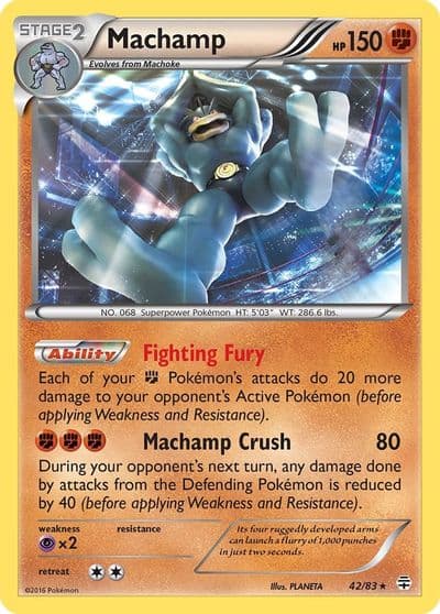 Machamp Generations Pokemon card