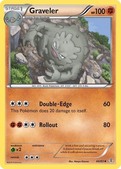Graveler Generations Pokemon card