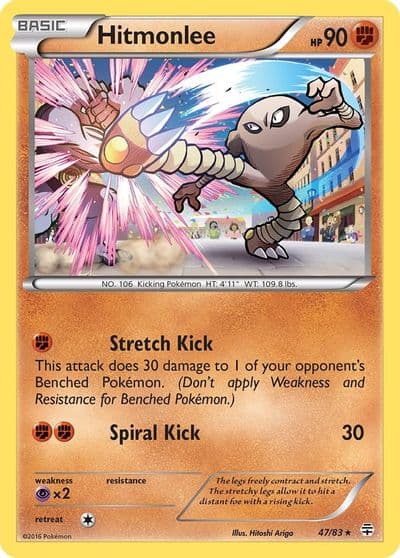 Hitmonlee Generations Pokemon card