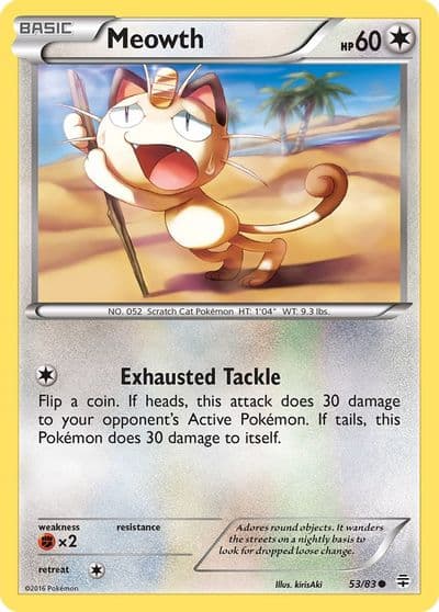 Meowth Generations Pokemon card