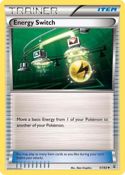 Energy Switch Generations Pokemon card