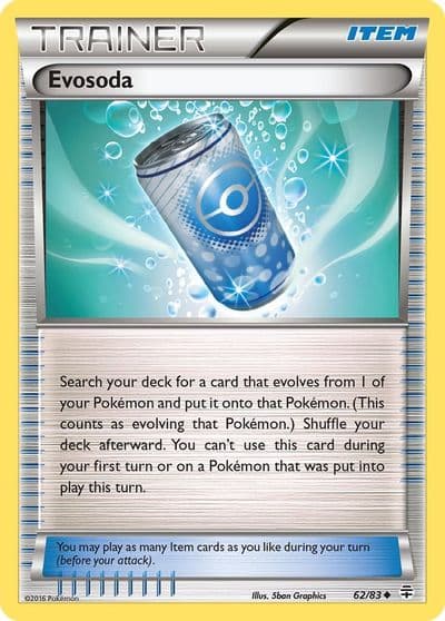 Evosoda Generations Pokemon card