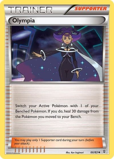 Olympia Generations Pokemon card