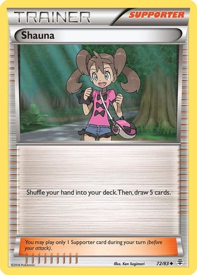 Shauna Generations Pokemon card