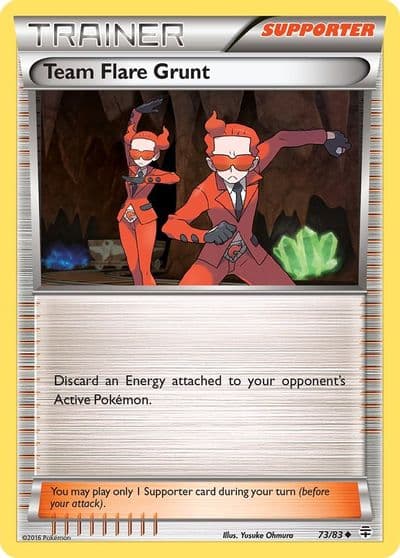 Team Flare Grunt Generations Pokemon card